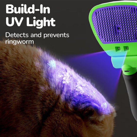 Fido Fave Self-Cleaning Cat Slicker Brush for Short & Long Hair - NEW - Picture 3 of 9